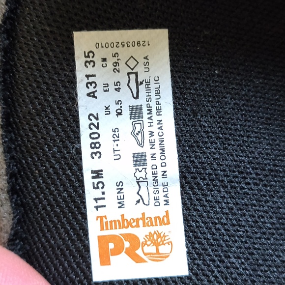 Brand New Timberland "Pro" Work Boots -Size 11.5 - Picture 7 of 10